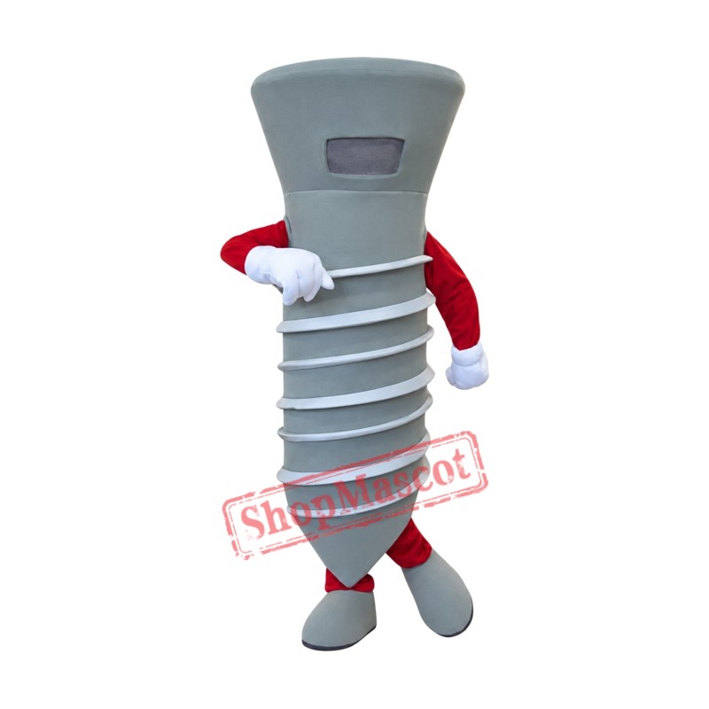 Screw Mascot Costume Screw Mascot Costume