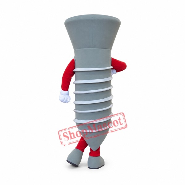 Screw Mascot Costume Screw Mascot Costume