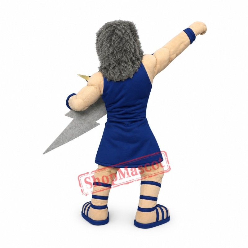 Power Zeus Mascot Costume Power Zeus Mascot Costume