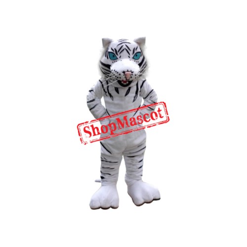 Affordable White Tiger Mascot Costume
