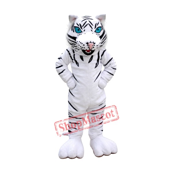 Affordable White Tiger Mascot Costume Affordable White Tiger Mascot Costume