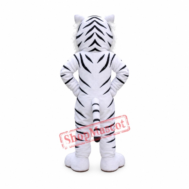 Affordable White Tiger Mascot Costume Affordable White Tiger Mascot Costume