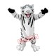 Affordable Realistic White Tiger Mascot Costume Affordable Realistic White Tiger Mascot Costume