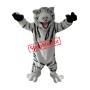 Affordable Realistic White Tiger Mascot Costume
