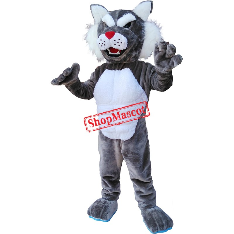 Realistic Bobcat Mascot Costume