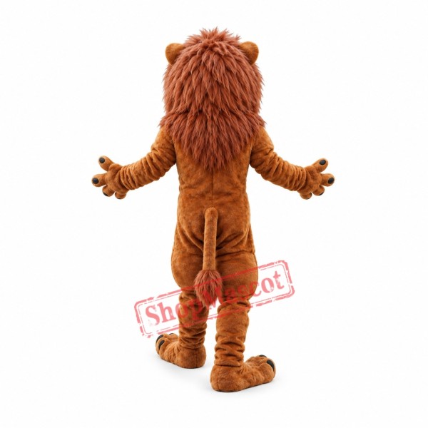 Realistic Power Muscular Lion Mascot Costume Realistic Power Muscular Lion Mascot Costume