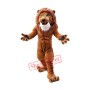 Realistic Power Muscular Lion Mascot Costume
