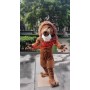 Realistic Power Muscular Lion Mascot Costume