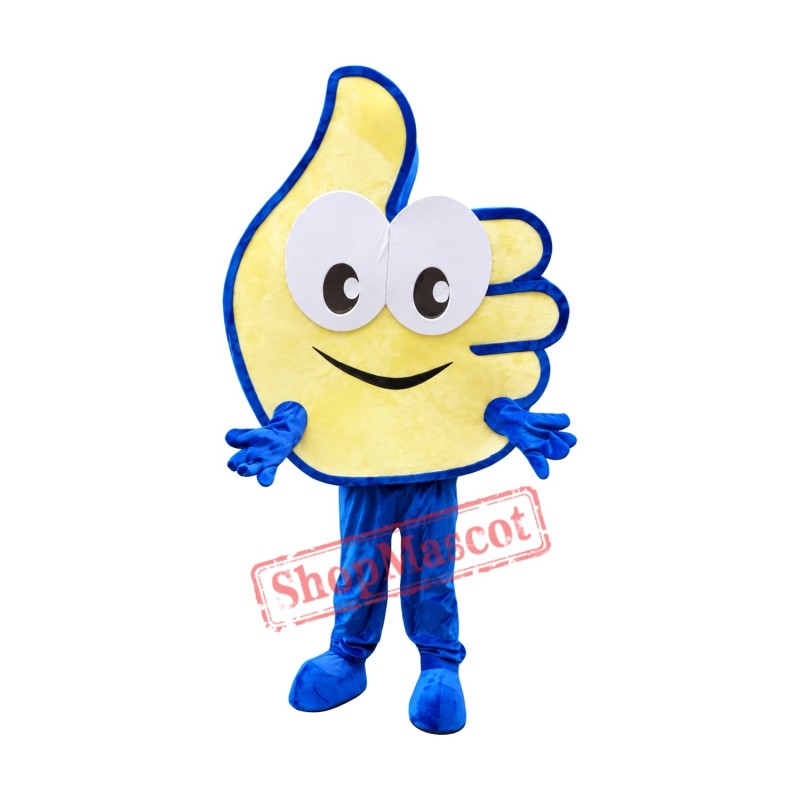 Thumbs Up Mascot Costume Thumbs Up Mascot Costume