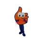 Friendly Thumbs Up Mascot Costume