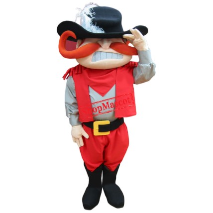 Superb Rebel Mascot Costume