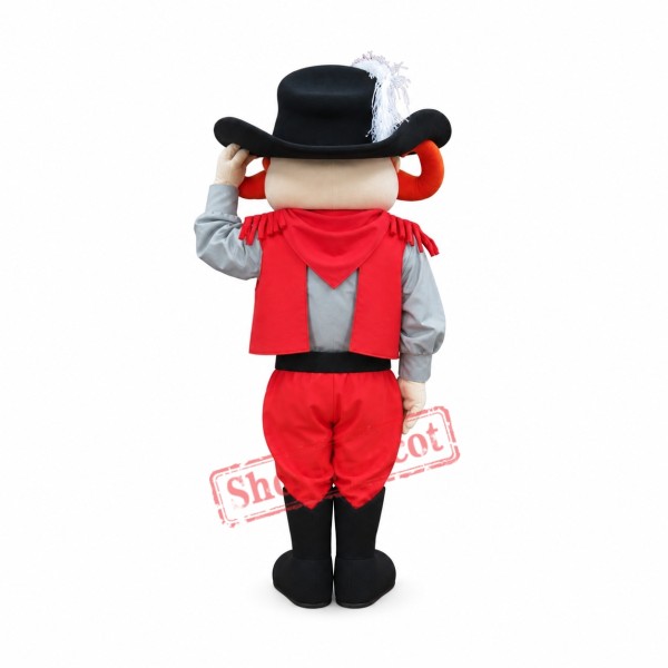 Superb Rebel Mascot Costume