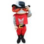 Superb Rebel Mascot Costume