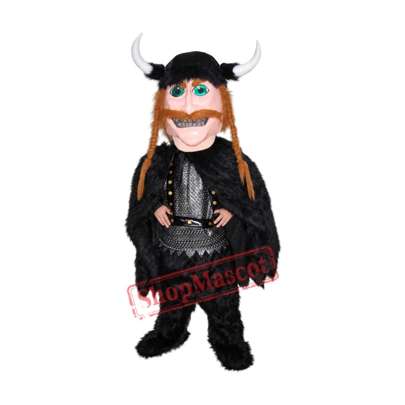 Superb Realistic Viking Mascot Costume
