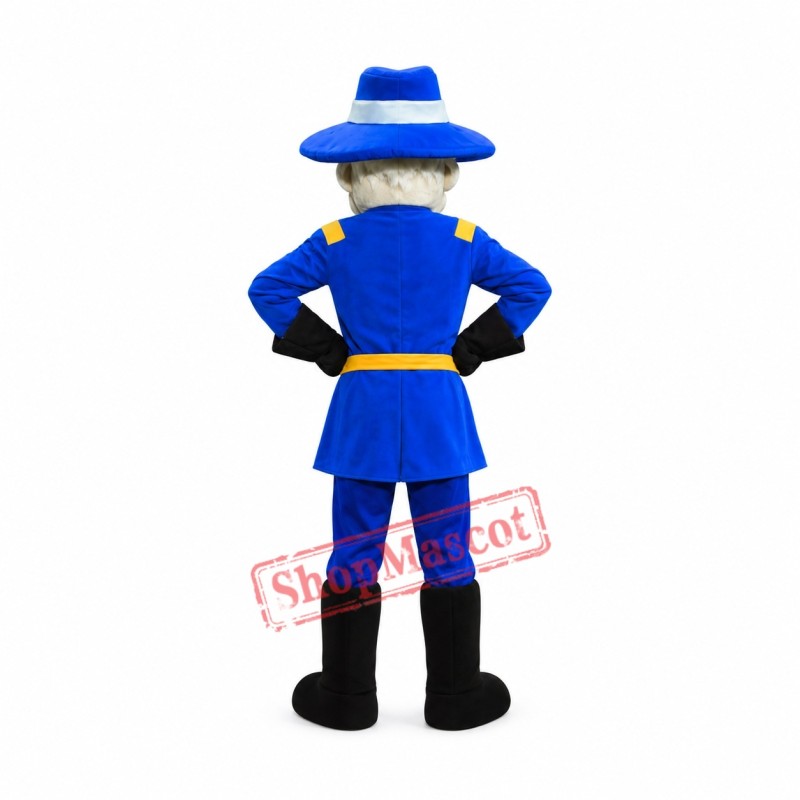 Superb Realistic Rebel Mascot Costume Superb Realistic Rebel Mascot Costume