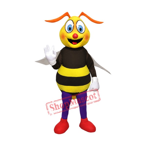 Friendly Realistic Lightweight Bee Mascot Costume Friendly Realistic Lightweight Bee Mascot Costume