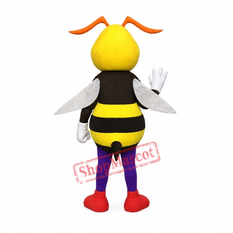 Friendly Realistic Lightweight Bee Mascot Costume Friendly Realistic Lightweight Bee Mascot Costume