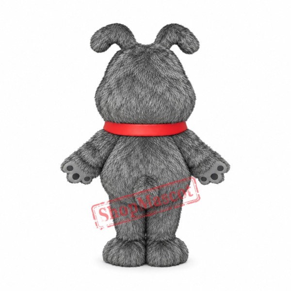Lovely Plush Grey Dog Mascot Costume Lovely Plush Grey Dog Mascot Costume