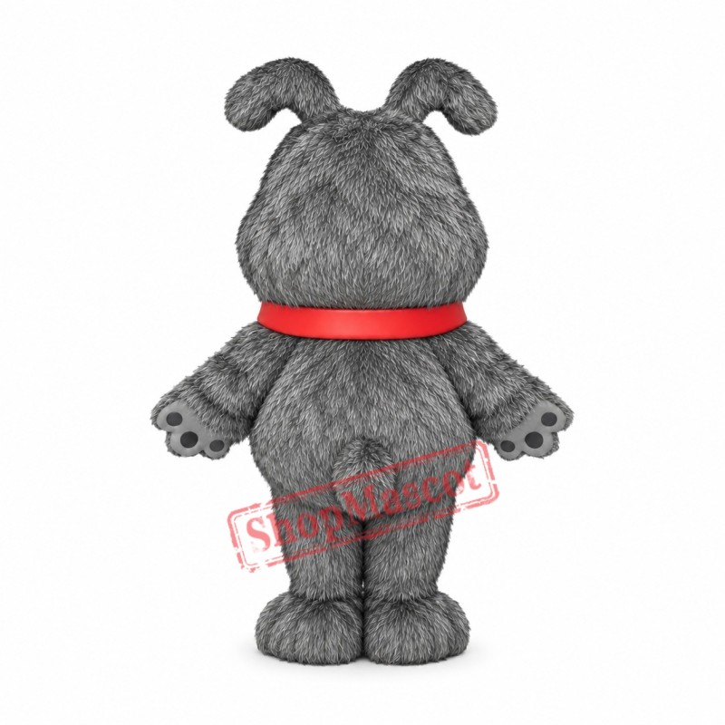 Lovely Plush Grey Dog Mascot Costume Lovely Plush Grey Dog Mascot Costume