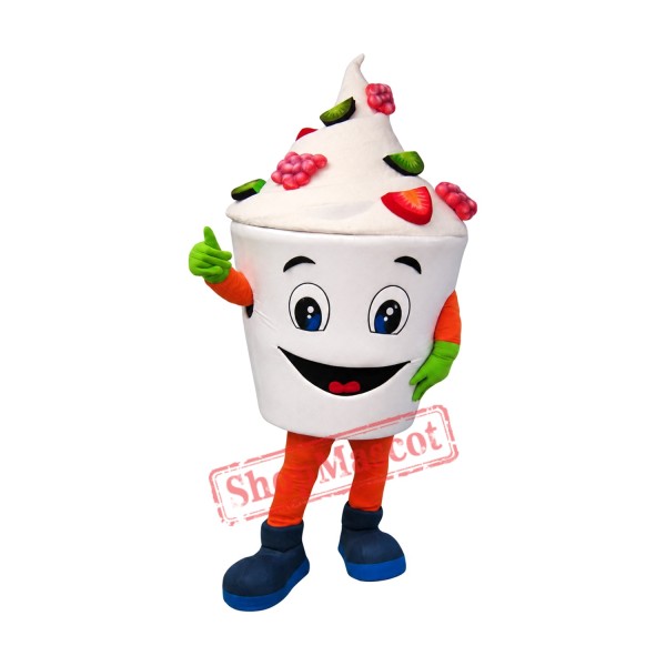 Superb Happy Lightweight Ice Cream Mascot Costume