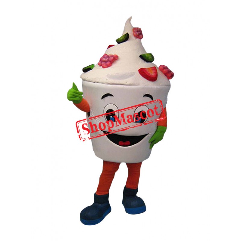 Superb Happy Lightweight Ice Cream Mascot Costume