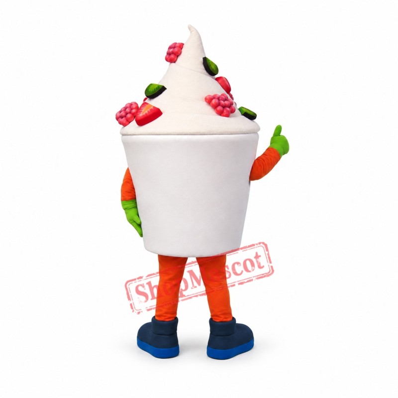 Superb Happy Lightweight Ice Cream Mascot Costume Superb Happy Lightweight Ice Cream Mascot Costume