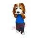 Friendly Beagle Dog Mascot Costume Friendly Beagle Dog Mascot Costume