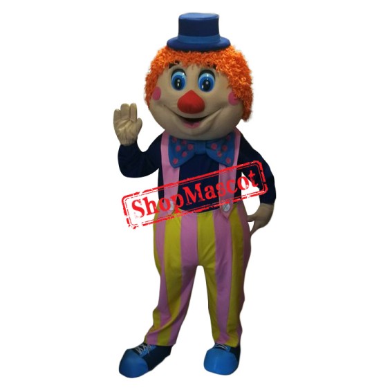 Superb Friendly Clown Mascot Costume