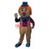 Superb Friendly Clown Mascot Costume