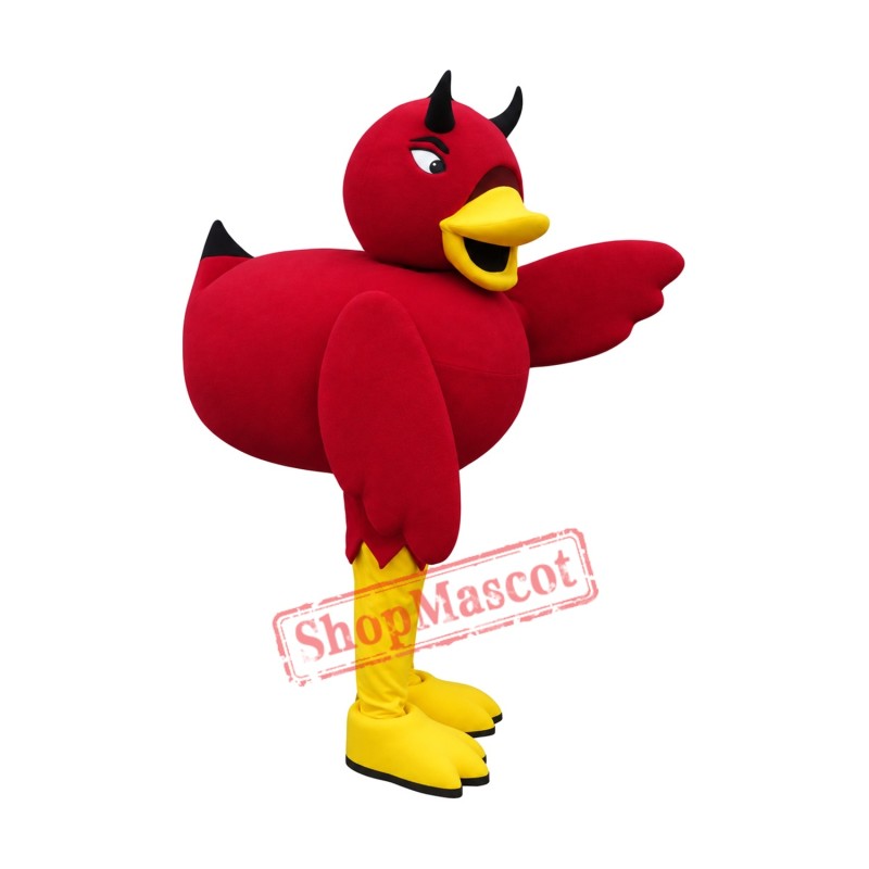 Devil Ducky Mascot Costume
