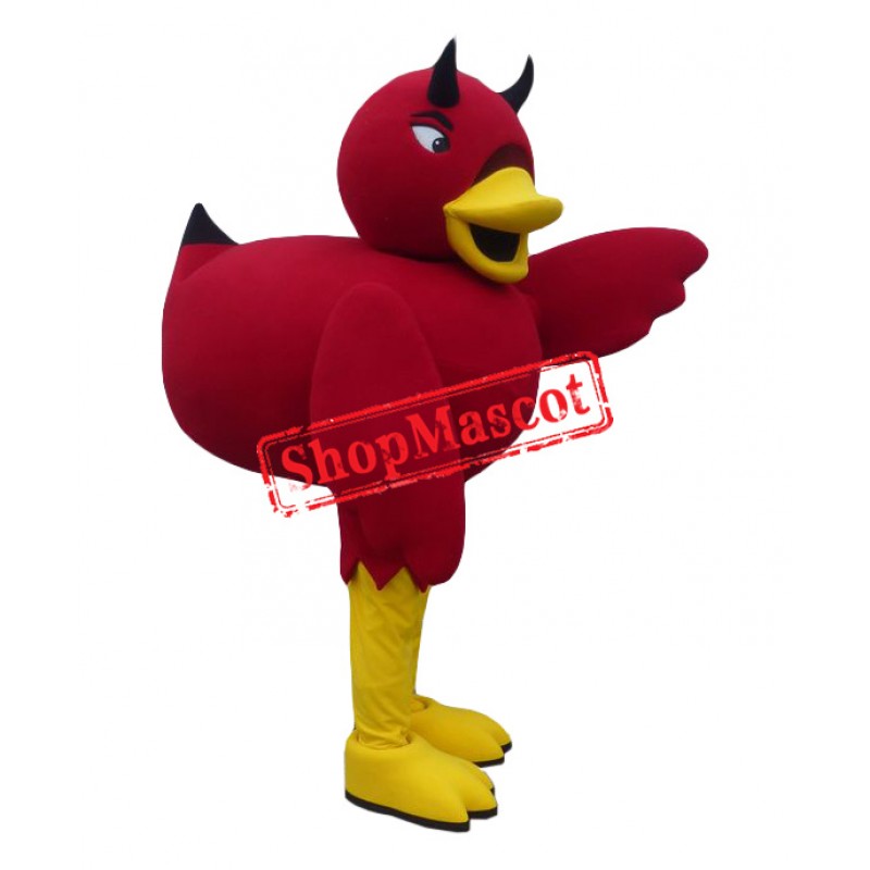 Devil Ducky Mascot Costume