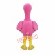 Superb Pink Flamingo Mascot Costume Superb Pink Flamingo Mascot Costume