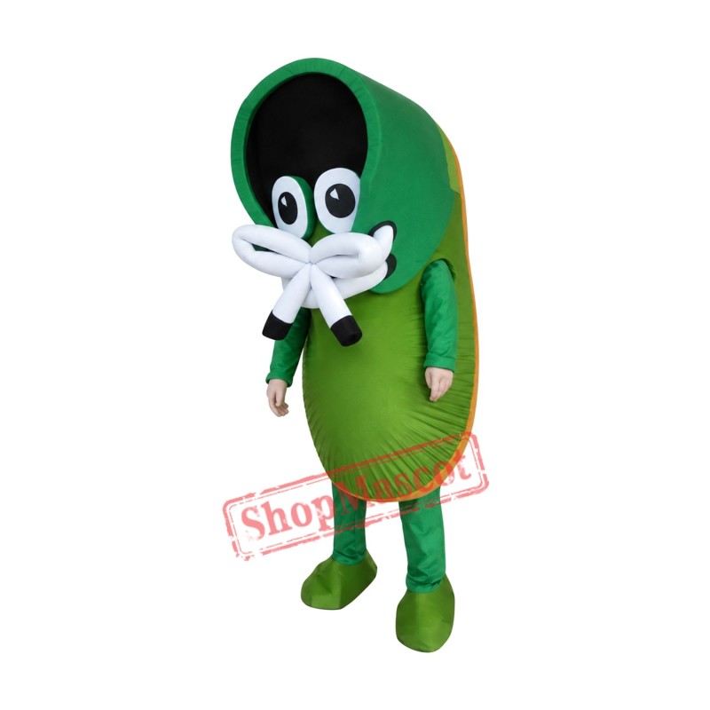 Green Lightweight Shoe Mascot Costume Green Lightweight Shoe Mascot Costume