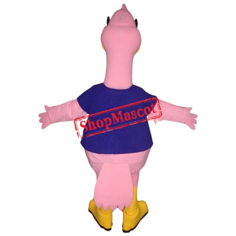 Superb Flamingo Mascot Costume