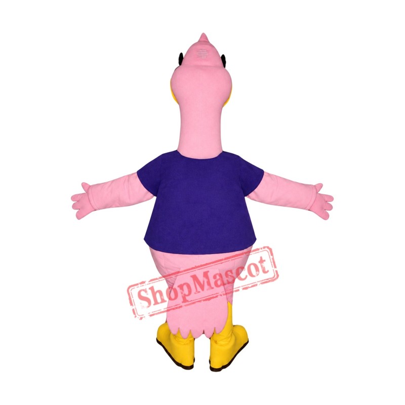 Superb Flamingo Mascot Costume Superb Flamingo Mascot Costume