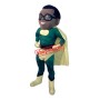 Muscular African American Hero Mascot Costume