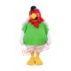 Superb White Turkey Mascot Costume Superb White Turkey Mascot Costume