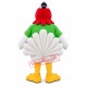 Superb White Turkey Mascot Costume Superb White Turkey Mascot Costume