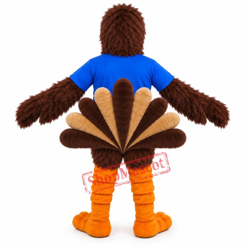 Friendly Realistic Turkey Mascot Costume Friendly Realistic Turkey Mascot Costume