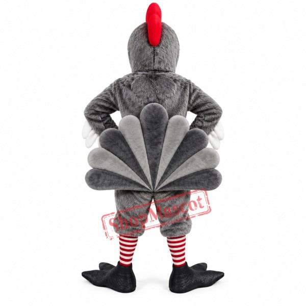 Superb Realistic Turkey Mascot Costume Superb Realistic Turkey Mascot Costume
