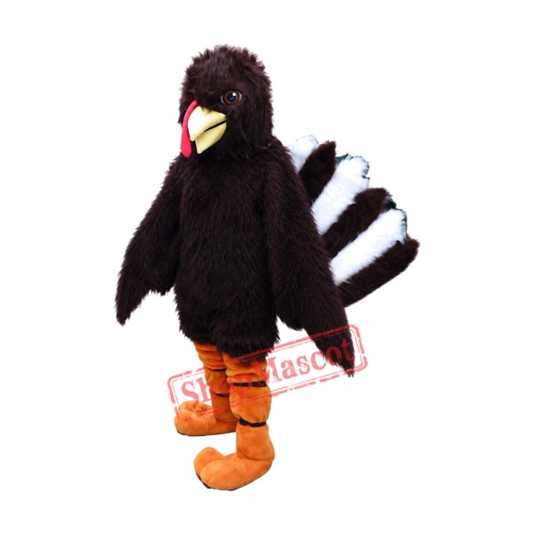 Superb Plush Turkey Mascot Costume