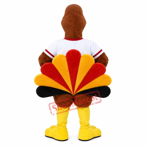Superb Cool Turkey Mascot Costume Superb Cool Turkey Mascot Costume