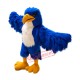 Superb Blue Hawk Mascot Costume Superb Blue Hawk Mascot Costume
