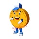 Gold Coin Mascot Costume Gold Coin Mascot Costume