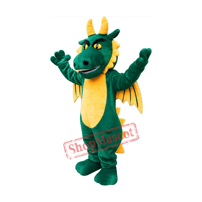 Affordable Lightweight Green Dragon Mascot Costume Affordable Lightweight Green Dragon Mascot Costume