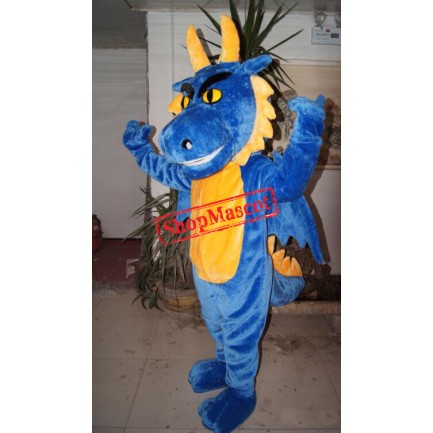 Affordable Blue Dragon Mascot Costume