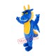 Affordable Blue Dragon Mascot Costume Affordable Blue Dragon Mascot Costume