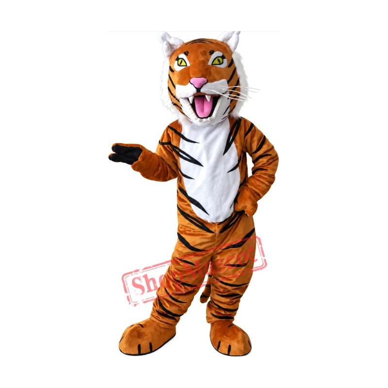 Affordable Realistic Tiger Mascot Costume Affordable Realistic Tiger Mascot Costume