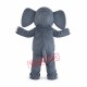 Friendly Realistic Elephant Mascot Costume