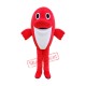 Affordable Red Fish Mascot Costume Affordable Red Fish Mascot Costume